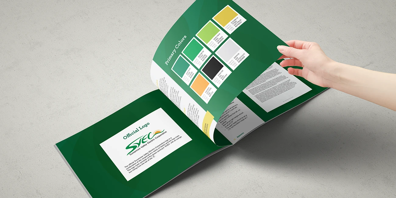 SVEC brand guide brochure