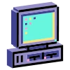 Icons-7 Icon of a 90s style computer