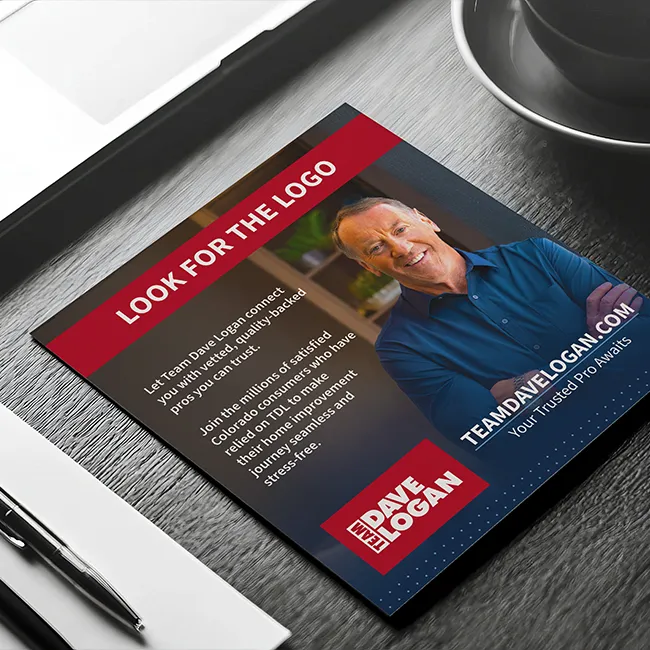 A Team Dave Logan ad of Look for the Logo